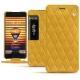 Lederschutzhülle Meizu Pro 7 Plus - Jaune soulèu - Couture