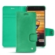 Meizu Pro 7 Plus leather case - Menthe vintage ( Pantone 562C ) 