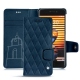 Custodia in pelle Meizu Pro 7 Plus - Blu mediterran - Couture