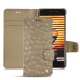 Housse cuir Meizu Pro 7 Plus - Autruche desert
