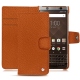 Housse cuir Blackberry Keyone - Orange vibrant