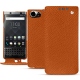 Lederschutzhülle Blackberry Keyone - Orange vibrant