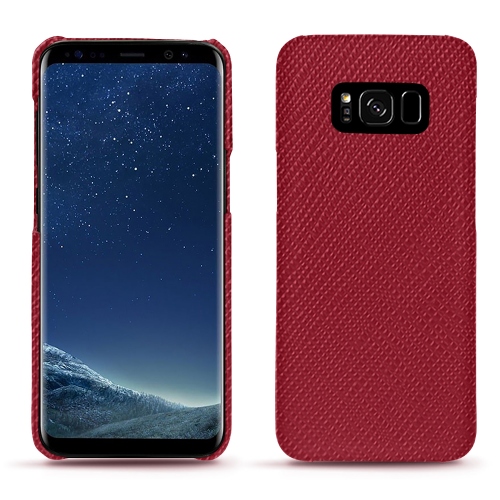硬质真皮保护套 Samsung Galaxy S8Rouge passion ( Pantone #a6192e ) 