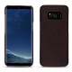 Custodia in pelle Samsung Galaxy S8 - Marron envoûtant