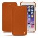 Apple iPhone 7 Plus leather case - Orange vibrant