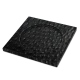 Square Coasters - x6 - Griffe 1 - Autruche nero