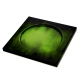 Square Coasters - x6 - Griffe 1 - Vert Patine