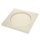 Bases para copos - Quadradas - x6 - Griffe 1 - Blanc PU