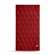 Porte factures - 24 x 12 cm - Rouge - Couture ( Nappa - Pantone 199C ) 