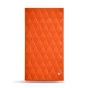 Porte factures - 24 x 12 cm - Orange fluo - Couture