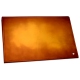 Leather folding desk blotter - Orange Patine