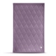 Bill folder - 20 x 12 cm - Lilas - Couture ( Nappa - Pantone 2645U ) 