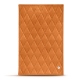 Bill folder - 20 x 12 cm - Mandarine vintage - Couture ( Pantone #d47231 ) 