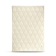 Porta-ementa de room service A4 - Griffe 1 - Blanc - Couture ( Bologna - White ) 