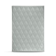 Porte menu room service A4 - Griffe 1 - Gris - Couture ( Nappa - Pantone W428C ) 