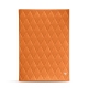 Portamenu  room service A4 - Griffe 1 - Orange - Couture ( Nappa - Pantone 1495U ) 