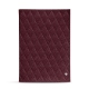 Porta-ementa de room service A4 - Griffe 1 - Lie de vin - Couture ( Pantone 5115C ) 