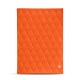 Porte menu room service A4 - Griffe 1 - Orange fluo - Couture