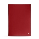 Room service menu holder A5 - Griffe 1 - Rouge ( Nappa - Pantone 199C ) 