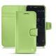 Housse cuir Wiko Wim - Vert olive ( Nappa - Pantone 578U ) 