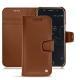 Wiko Wim leather case - Marron ( Nappa - Pantone 1615C ) 
