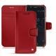 Custodia in pelle Wiko Wim - Rouge ( Nappa - Pantone 199C ) 