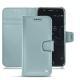 Wiko Wim leather case - Bleu ciel ( Nappa - Pantone 277C ) 