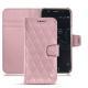 Funda de piel Wiko Wim - Rose - Couture ( Nappa - Pantone 2365C ) 