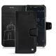Wiko Wim leather case - Negre poudro