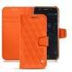 Custodia in pelle Wiko Wim - Orange fluo - Couture