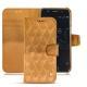 Wiko Wim leather case - Or Maïa - Couture