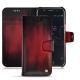 Wiko Wim leather case - Rouge Patine