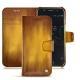Wiko Wim leather case - Doré Patine
