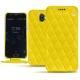 가죽 커버 Wiko Wim - Jaune fluo - Couture