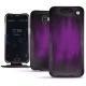 Housse cuir Wiko Wim - Violet Patine