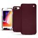 Custodia in pelle Apple iPhone 8 Plus - Lie de vin ( Pantone 5115C ) 