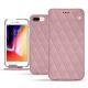 Capa em pele Apple iPhone 8 Plus - Rose - Couture ( Nappa - Pantone 2365C ) 