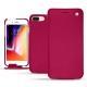 Funda de piel Apple iPhone 8 Plus - Rose fluo