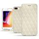 Funda de piel Apple iPhone 8 Plus - Blanc escumo - Couture