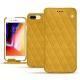 Capa em pele Apple iPhone 8 Plus - Jaune soulèu - Couture