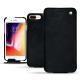 硬质真皮保护套 Apple iPhone 8 Plus - Dark vintage ( Roughtcut - Black#5256 ) 