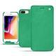 Housse cuir Apple iPhone 8 Plus - Menthe vintage ( Pantone 562C ) 