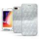 Custodia in pelle Apple iPhone 8 Plus - Platinium - Couture