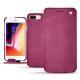 Custodia in pelle Apple iPhone 8 Plus - Serpent ciclamino