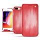 Apple iPhone 8 Plus leather case - Rose Patine