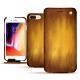 Housse cuir Apple iPhone 8 Plus - Doré Patine