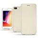 Custodia in pelle Apple iPhone 8 Plus - Blanc PU