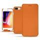 硬质真皮保护套 Apple iPhone 8 Plus - Orange PU