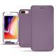 Capa em pele Apple iPhone 8 Plus - Lilas PU