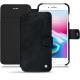 Custodia in pelle Apple iPhone 8 Plus - Dark vintage ( Roughtcut - Black#5256 ) 